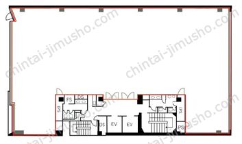 ラウンドクロス新宿5Fの間取図