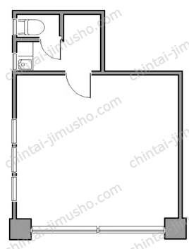 アキバフラット1階の間取図
