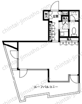 トランドゥ5階の間取図