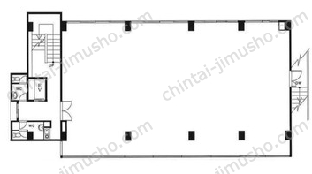 松島第2ビル3階の間取図