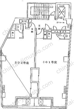 赤坂スバルビルの間取図