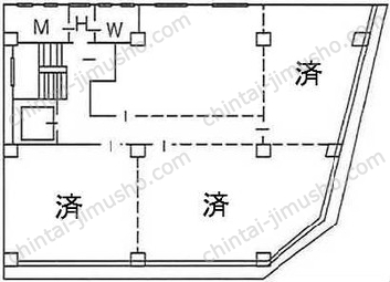 井門銀座一丁目ビルの間取図