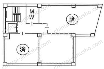 井門銀座一丁目ビルの間取図