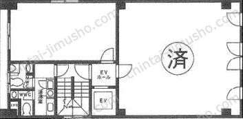 井門茅場町ビルの間取図