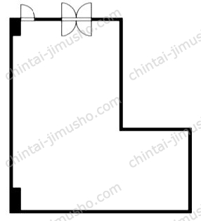 AXISビルB1Fの間取図