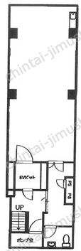 ヴェルディ新橋B1階の間取図