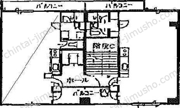 FORECAST茅場町／FORECAST茅場町ANNEX2階の間取図