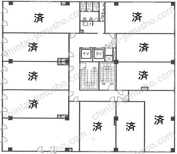 大久保フジビルの間取図