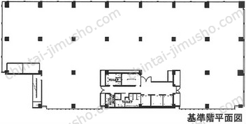 虎ノ門40MTビル5Fの間取図