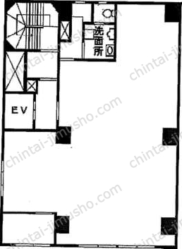 岡崎ビルの間取図