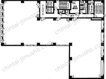 勝永六番町ビル2階の間取図