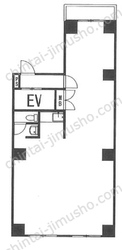 榎町ビルの間取図
