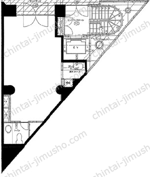 第18SYビル1Fの間取図
