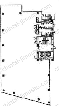 JPR日本橋堀留ビル3階の間取図