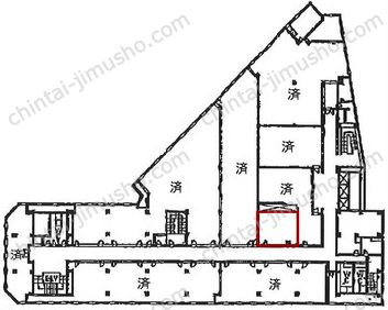 新橋駅前ビル1号館／THE POINT 新橋の間取図