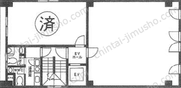 井門茅場町ビルの間取図
