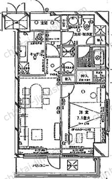 グランドメゾン元赤坂の間取図