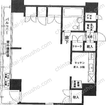 ノア芝大門の間取図