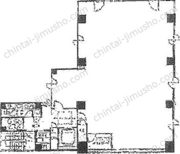 GINZA ONE BUILDING9階の間取図