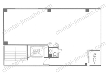 淡景ビル8階の間取図