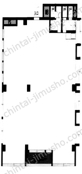 プラザ芝ビル3Fの間取図