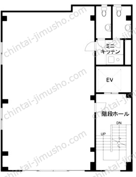 コスモビル4階の間取図