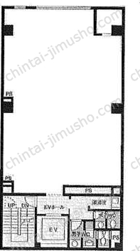 HF池袋ビルディング5階の間取図