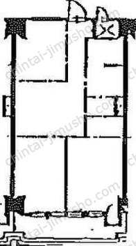 ライオンズマンション中目黒3階の間取図