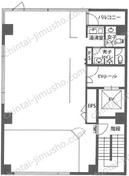 旭光ビル6階の間取図