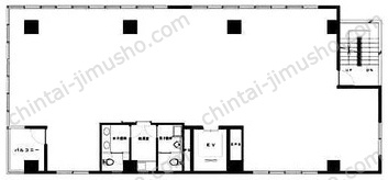 BRICK GATE 茅場町2階の間取図