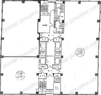 大崎ニューシティ4号館／新大崎勧業ビル5階の間取図
