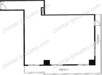 フェニックス東銀座3階の間取図