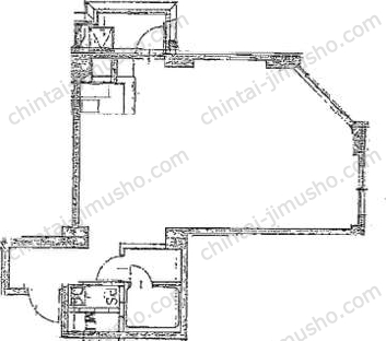 高輪マンションの間取図