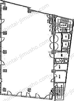R-TERRACE HATCHOBORIの間取図