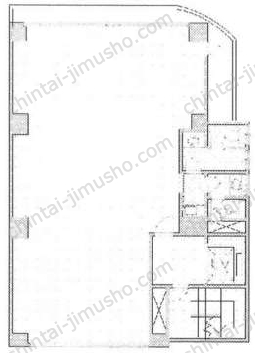 NSKビル3階の間取図