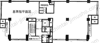 新宿伍名館の間取図