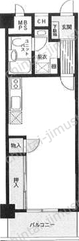 ハイネスロフティの間取図