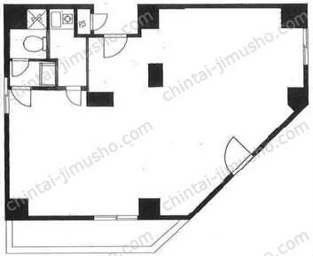 陽輪台西新宿林屋ビルの間取図