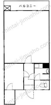 青山ハウス6Fの間取図