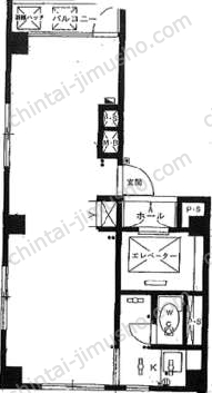 光建北の丸ビルの間取図