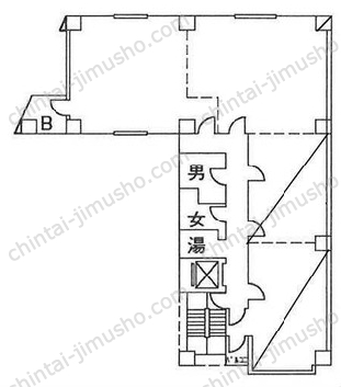 山萬ビルの間取図