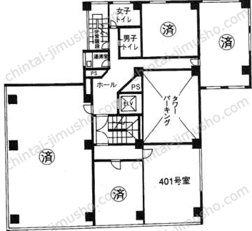 大同ビルの間取図