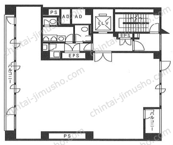 DiaResto Tokyo Bldg7階の間取図