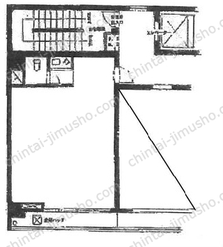 中銀第2新橋マンシオンの間取図