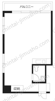 麹町駅プラザ4階の間取図