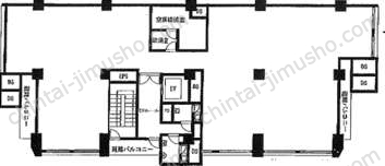 新宿伍名館の間取図