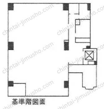 RBM築地駅前ビル1階の間取図