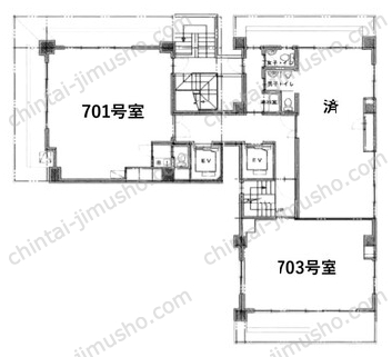 大手町宝栄ビルの間取図