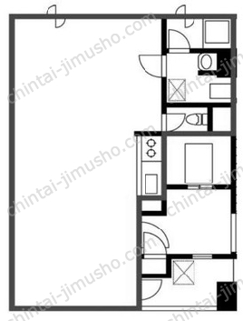 FORECAST茅場町／FORECAST茅場町ANNEX4Fの間取図