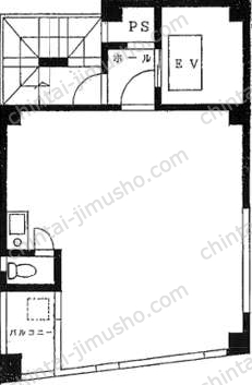 ATビル8階の間取図